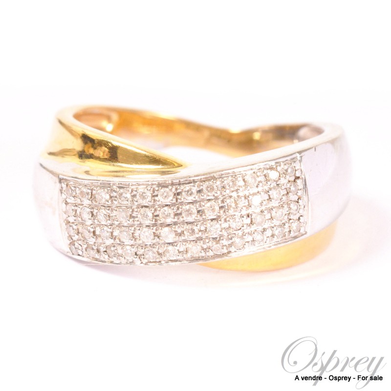 2 gold diamond ring - Osprey Paris