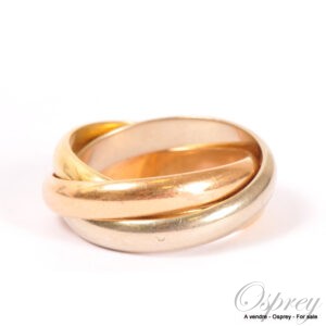 Cartier three gold Trinity ring