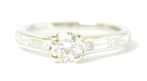 White gold diamond engagement ring - Image 6