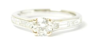 White gold diamond engagement ring - Image 11