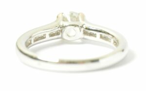 White gold diamond engagement ring - Image 13
