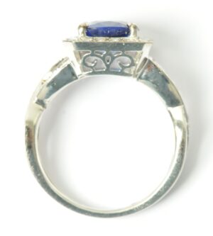Sapphire and diamond ring - Image 3