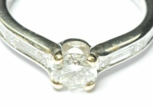 White gold diamond engagement ring - Image 14