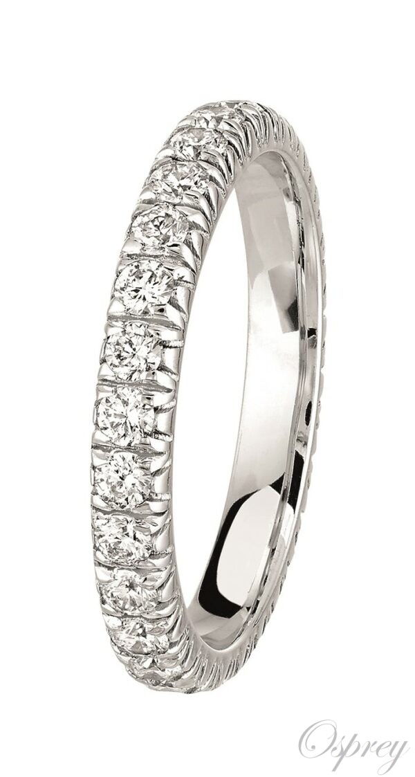diamond wedding band from Osprey Paris. Buying and selling antique, vintage and modern jewellery in Paris at best prices.