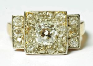 Art Deco diamond ring Osprey Paris