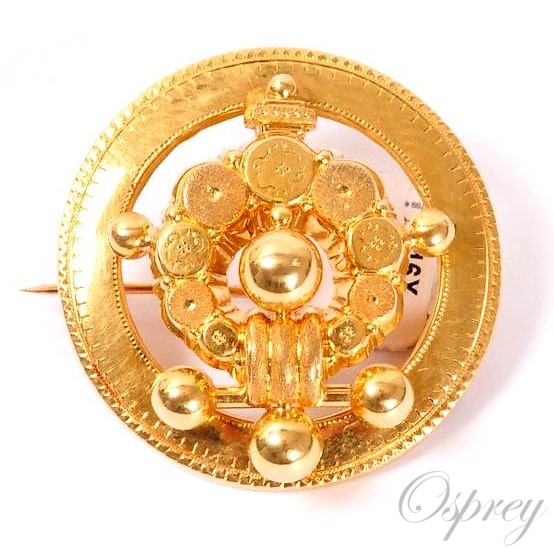 gold brooch