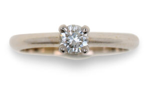 Diamond solitaire ring