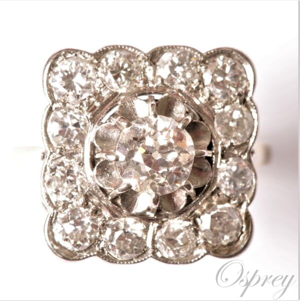 Bague Art Deco diamant Osprey Paris