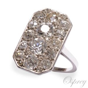 Bague Art Deco diamant