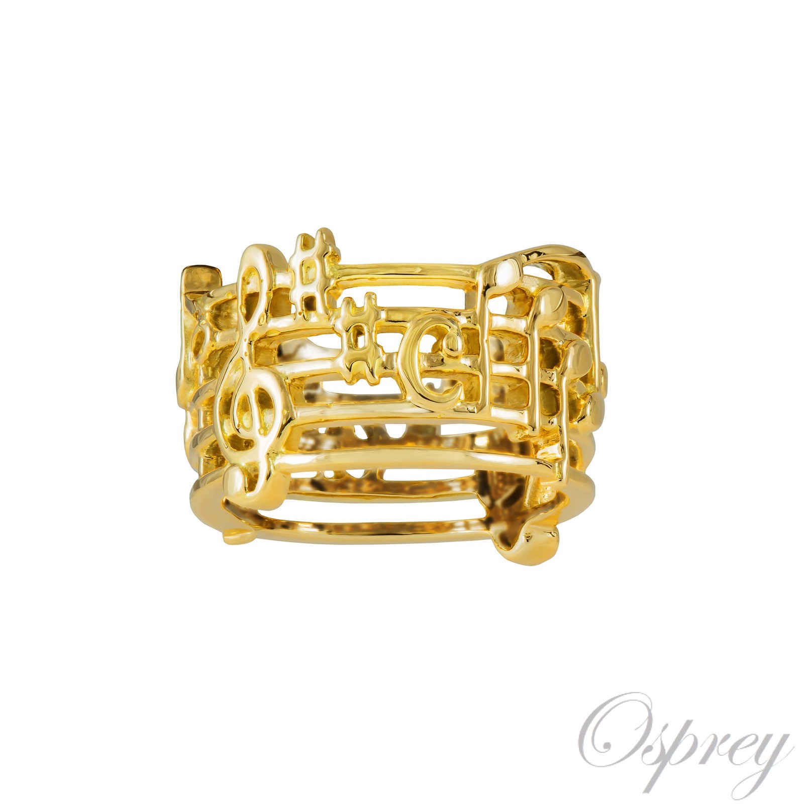 bague musique femme idole Osprey Paris